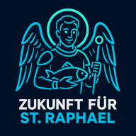 Neo St. Raphael mit Fisch und Stab